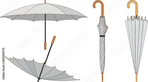Explore stylish umbrellas: waterproof parasol for rain protection and sun shade cover