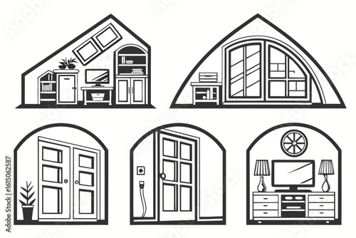 Interior Design Elements and Architectural Features.