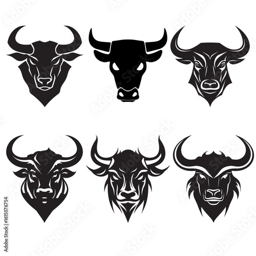 bull head vector
