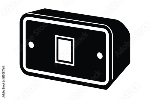 switch vector icon silhouette