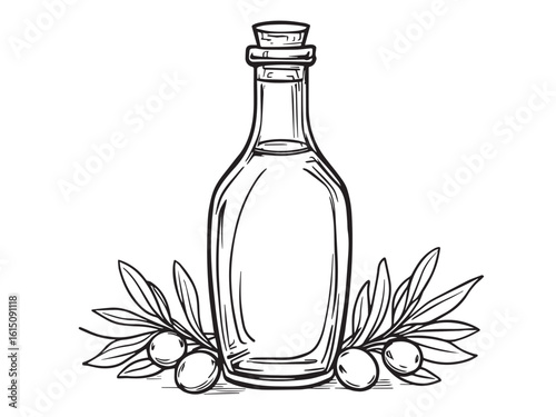oil clear vision simple line art
