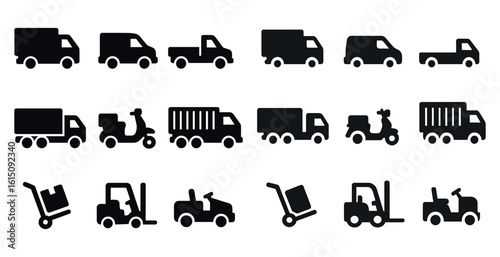 set of silhouettes of kitchen tools vector