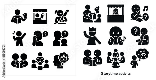 set of business icons