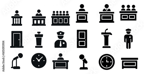 set of icons
