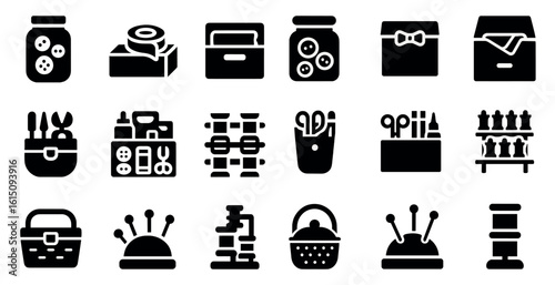 set of icons