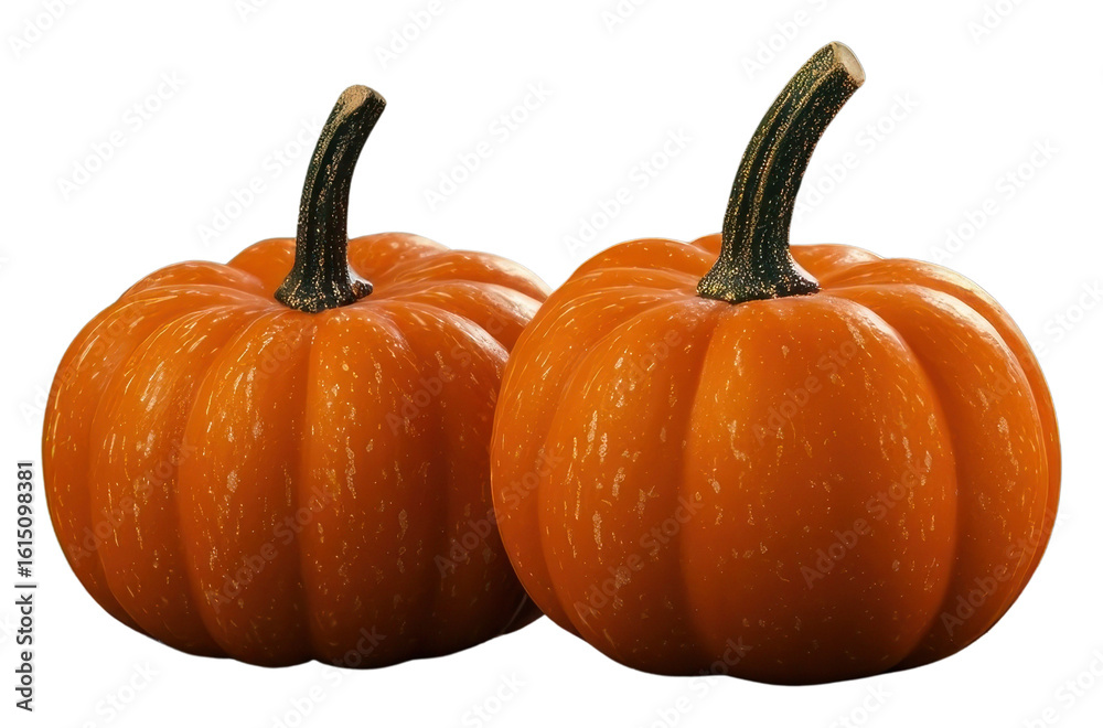 Fototapeta premium PNG Pumpkins on a wooden table background orange bokeh.