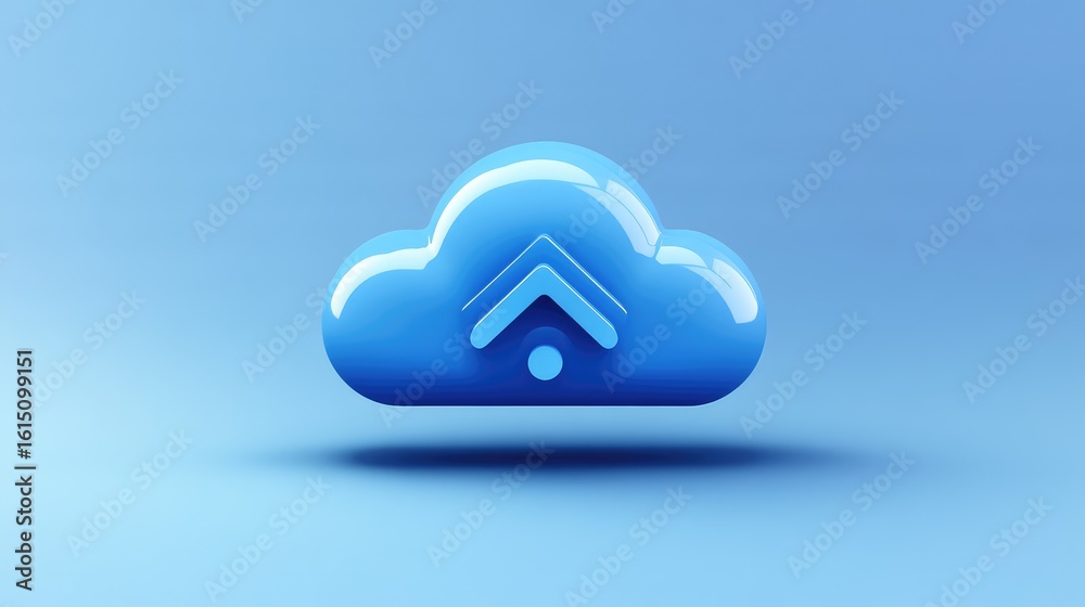 symbol scrolling cloud upload icon symbol scrolling cloud upload icon