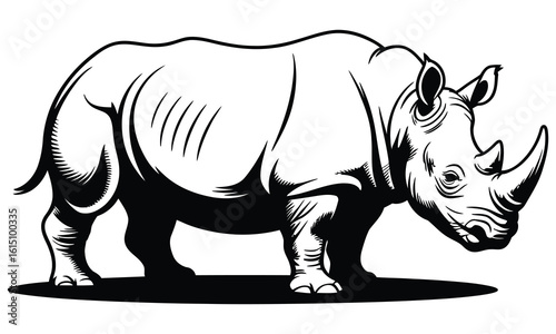 rhino vector illustration