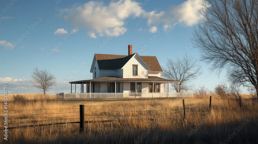 Fototapeta premium modernism prairie house