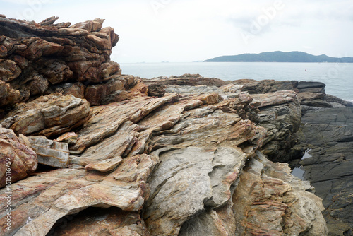 Εκτύπωση καμβά Quartzite at Khao Laem Ya-Mu Ko Samet National Park, Thailand