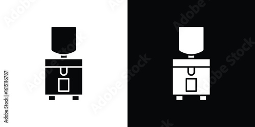 Dispenser icon, vector flat icon. Flat illustration.