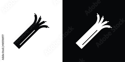 Wires icon, vector flat icon. Flat illustration.