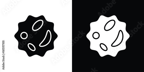 White blood cell icon, vector flat icon. Flat illustration.