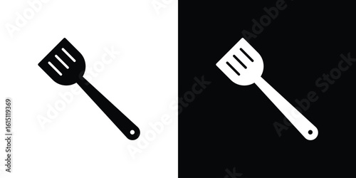 Spatula icon, vector flat icon. Flat illustration.