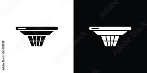 Smoke detector icon, vector flat icon. Flat illustration.