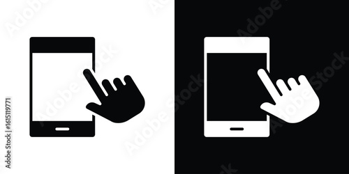 Self service icon, vector flat icon. Flat illustration.