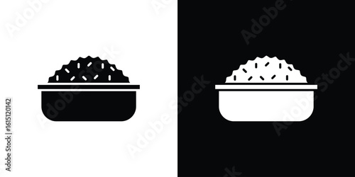 Risotto icon, vector flat icon. Flat illustration.