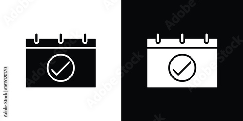 Reservation icon, vector flat icon. Flat illustration.