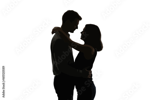 Couple Embracing Intimately embrace love