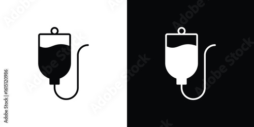 Perfusion icon, vector flat icon. Flat illustration.