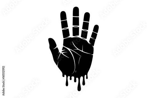 Robotic hand with dripping fluid mechanical hand artificial limb