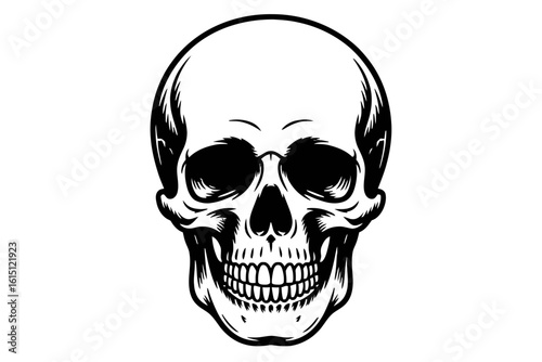 Skull with crossbones pirate danger