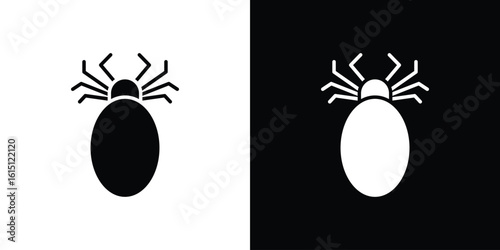 Louse icon, vector flat icon. Flat illustration.