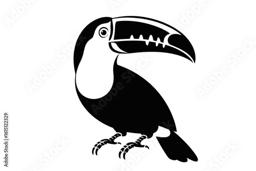 Toucan Bird Silhouette tropical exotic