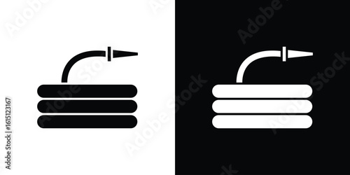 Hose icon, vector flat icon. Flat illustration.
