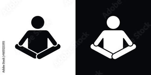 Guru icon, vector flat icon. Flat illustration.