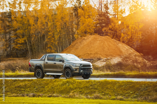 Experience the Thrill of Off-Road Driving in a Modern and Utilitarian Pickup