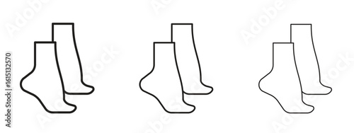 Tiptoe feet icon. Simple element illustration. Can be used for web and mobile.