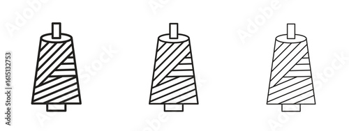 Thread icon. Simple element illustration. Can be used for web and mobile.