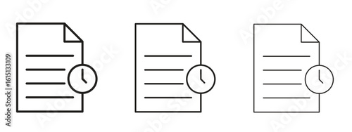 Temporary files icon. Simple element illustration. Can be used for web and mobile.