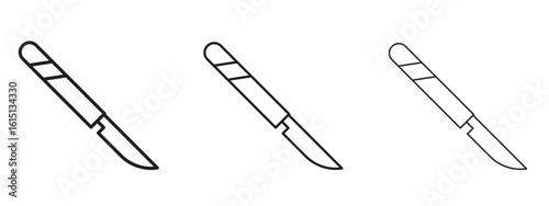 Scalpel icon. Simple element illustration. Can be used for web and mobile.