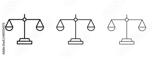 Scale icon. Simple element illustration. Can be used for web and mobile.