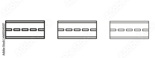 Road icon. Simple element illustration. Can be used for web and mobile.
