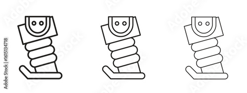 Rammer icon. Simple element illustration. Can be used for web and mobile.