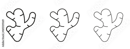 Ginger icon. Simple element illustration. Can be used for web and mobile.