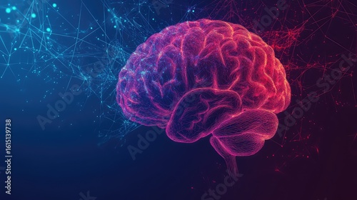 Tapety artystyczne wave streaming brain