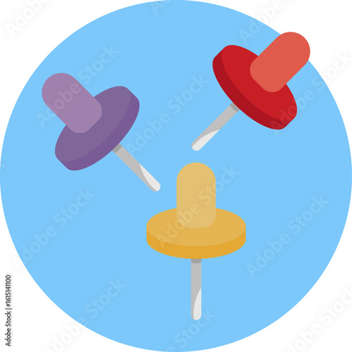 An icon showing pushpins used to highlight or prioritize reminders.