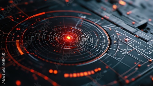 Wallpaper Mural range scanning radar graph Torontodigital.ca