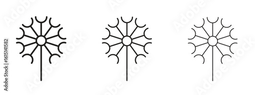 Dandelion icon. Simple element illustration. Can be used for web and mobile.