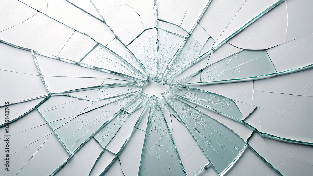Obraz premium broken glass background