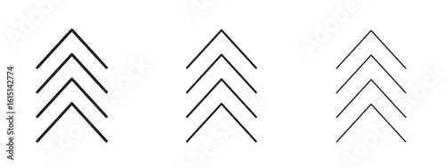 Chevrons icon. Simple element illustration. Can be used for web and mobile.