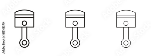 Car connecting rod icon. Simple element illustration. Can be used for web and mobile.