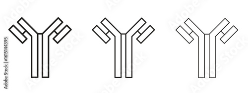 Antibody icon. Simple element illustration. Can be used for web and mobile.