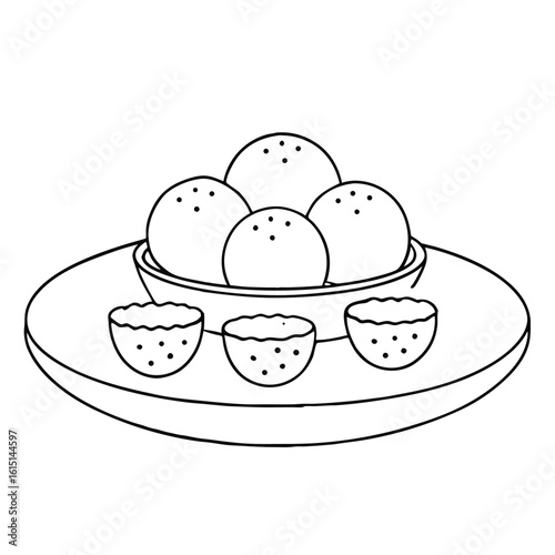 Sweet treats on a platter sweets dessert