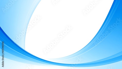 Abstract blue wave background, dynamic curves design with modern and elegant style
