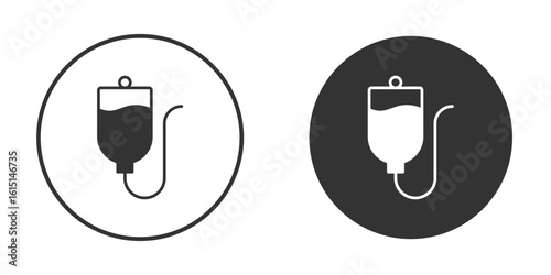 Perfusion icon, symbol, Vector pictogram. Simple element illustration.